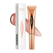 Clearance Price! Huachen 12ml Liquid Blush Beauty Wand, Liquid Blush For Cheeks, Natural Smooth Creamy Highlight Liquid Blush Stick With Soft Cushion Applicator