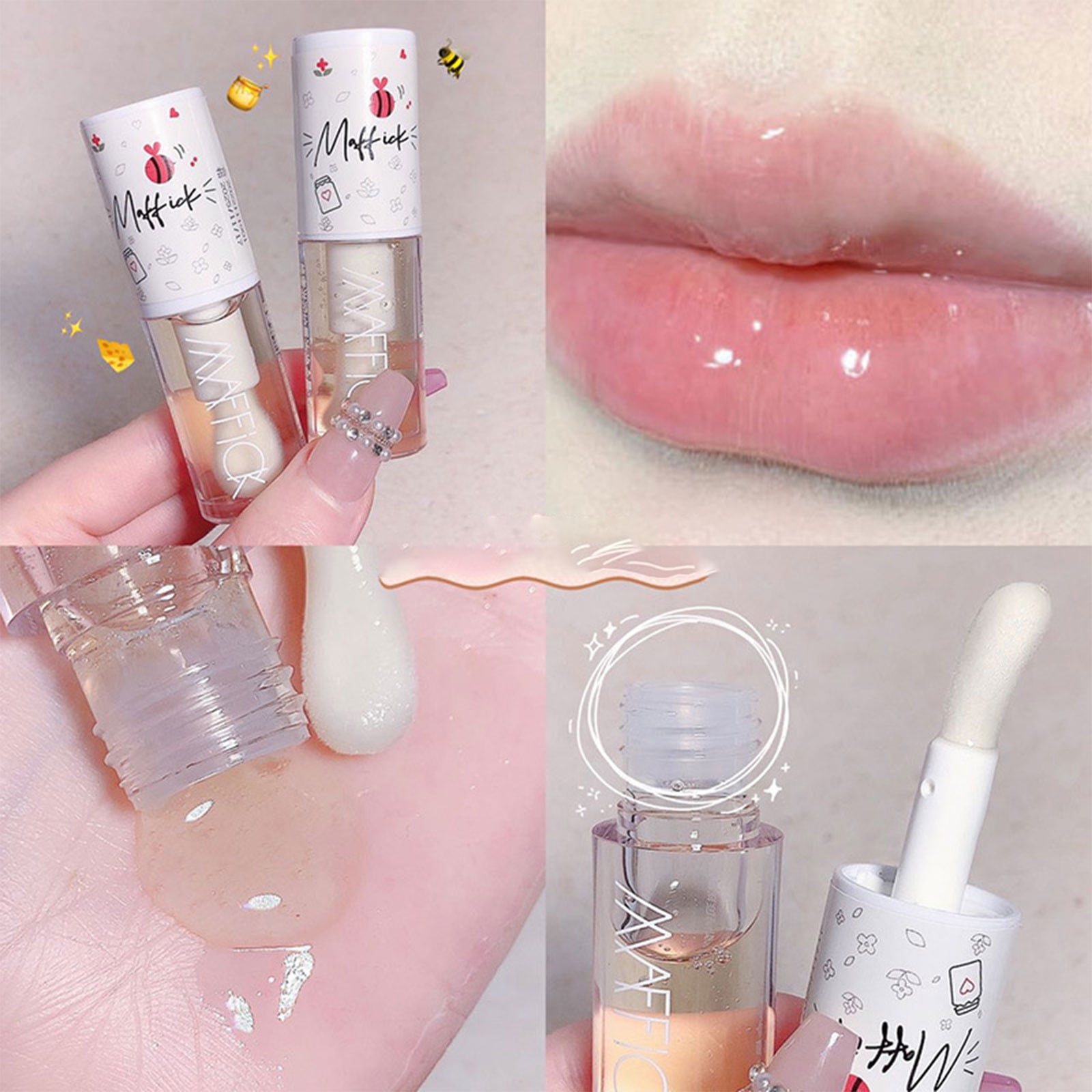  Lip Gloss Base HEITIGN 50ml Moisturizing Lip Gloss