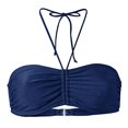 thumbnail image 1 of Clearance! Prolriy Bikini Top Women's Summer Mix & Plain Bikini Bandeau Top Swimwear Beachwear Swim Bras for Women Blue M, 1 of 3