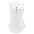thumbnail image 1 of Clearance! Prolriy Tank Tops for Women Sleeveless Solid Color Shirt Loose T Shirt Long Vest Top Womens Tops Summer Tops for Women Trendy White XL, 1 of 9