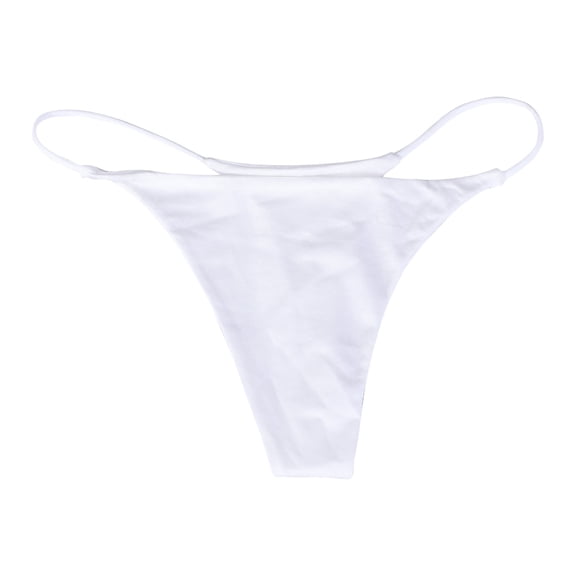 Prolriy Thong Bikini Women Running Low Waist Bikini Bottoms Swim Briefs Beach Shorts Swim Bikini Bottom Shorts Swimwear Beach Womens Underwear White M