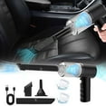 thumbnail image 1 of Clearance & Promo, Car Vacuum Cleaner, 3000PA Strong Suction, Wireless Handheld Vacuum with Blower Function, Portable Vacuum Cleaner for Car and Home Use, Modern Design | Plastic, Black, 1 of 9