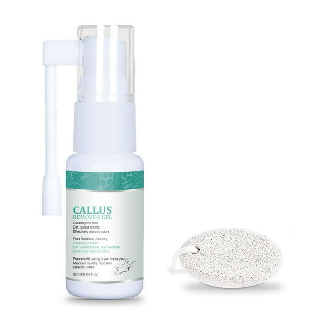 Clearance & Promo, Exfoliating Foot Spray for Softened Skin and Keratin RemovalHydrating and Softening, 20ml for Smoother Feet, Daily Foot Care Solution, Ideal for Callus Reduction | Plastic, B