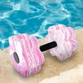 thumbnail image 1 of Clearance & Promo,Floating Barbell Water Dumbbell,Shaped Resistance Fitness Equipment,Swimming Buoyancy for Water Yoga and Fitness New Collection|EVA,Pink, 1 of 7