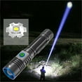 thumbnail image 1 of Clearance & Promo, Outdoor Strong Light Flashlight Rechargeable Multi Purpose Long Range Portable High Brightness Mini Tactical Torch For Home Emergency Camping Hiking, Compact Torch, 1 of 9