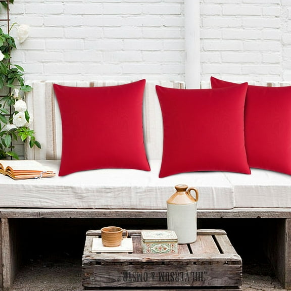 Clearance & Promo, Outdoor Water Proof Pillow Cover Modern Solid Color Cushion Pillow Backrest Pillow Cover, Valentine's Day Gitf's | Cloth, A, MIANHT