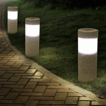Clearance & Promo,Solar LED Garden Light,Outdoor Waterproof Sandblasted Lamp,Light-Operated for Pathways and Gardens Holiday Festivities|Plastic,Multicolor,Vsgery
