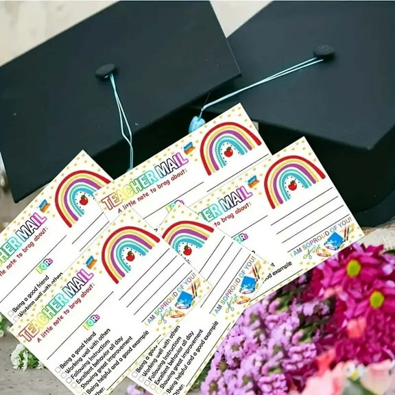 Clearance & Promo, Teacher Mail Kit,Classroom Supplies Including Notes Home to Parents,Positive Behavior Cards,Encouragement Postcards for Effective Student-Teacher Communication, Special Price