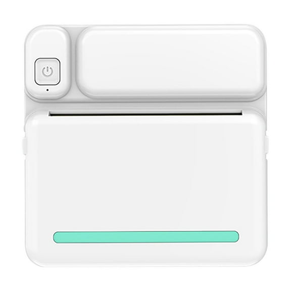 Clearance & Promo, Thermal Bluetooth Printer, 57mm Mini Wireless POS Printer, Portable Thermal Image & Photo Printer, Compatible with Android & iOS, Ideal for Receipts & Photos | Plastic, Blue