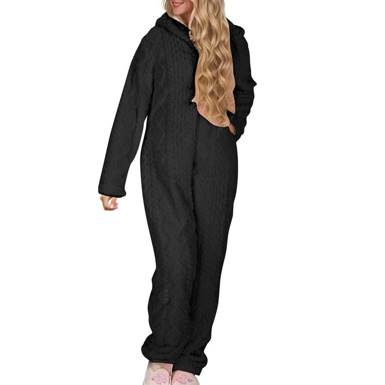 Clearance Promo, Women's Solid Color Jumpsuit, Long Sleeve - Main Image