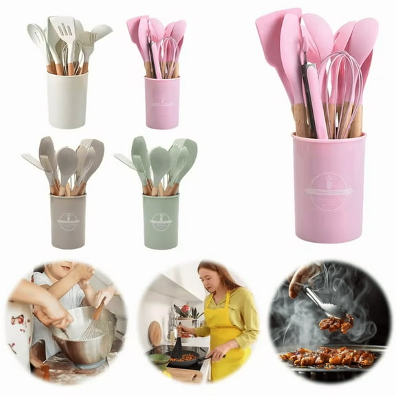 Clearance & Promo,Wooden Chicken Wing Shaped Spoon,Non-Stick Kitchen Utensils for Cooking & Stirring Festive Gifts|Wood,Coffee,Vsgery