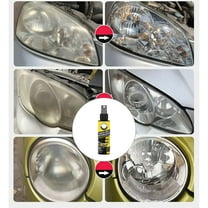 Clearance Promotion KULOKHUI All-Purpose Cleaner Car Headlight Spray Headlight Liquid 120ML Car Headlight Decontamination Anti Scratch Lens Polishing CleanerYellowOne Size