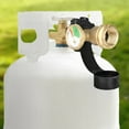 thumbnail image 1 of Clearance Propane Tank Adapter Propane Gauge For 1 Lb Propane Tank Fit Pol To Qcc1 Propane Tank Adapter Pol To Qcc1 / Type Old To New Connection Type Solid Brass, 1 of 7