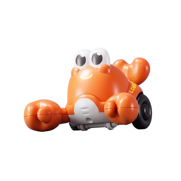 Clearance! Pull String Bath Toys Kids - Orange Lobster Floating Toy, No Batteries, Smooth Surface, Perfect for Pool and Bathtub Play
