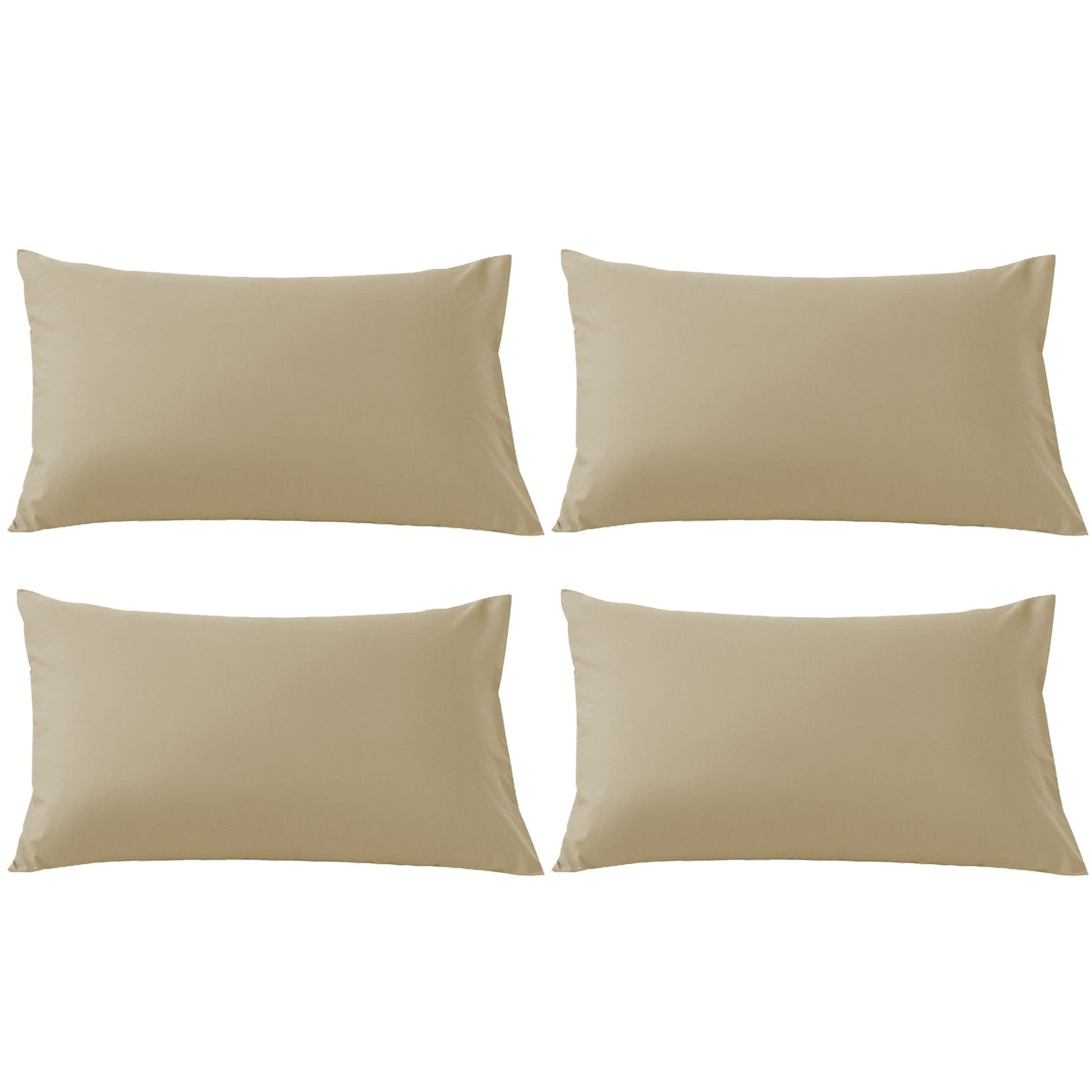 Clearance! Qeieuw Brushed Microfiber Envelope Pillowcases Set Of 4