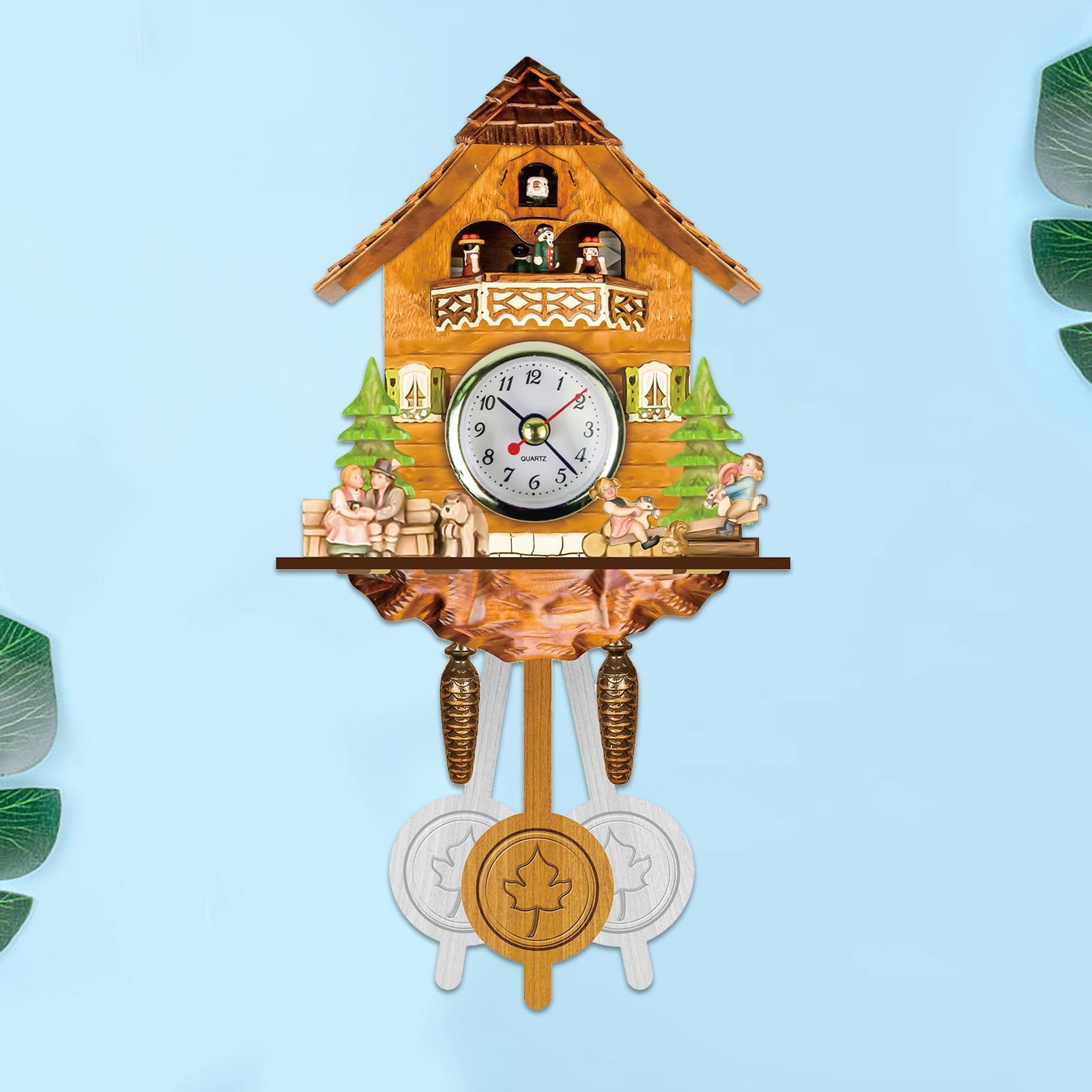 Clearance REPHYPPORT Cuckoo Bird Wall Clock Gugu Watching Time Living ...