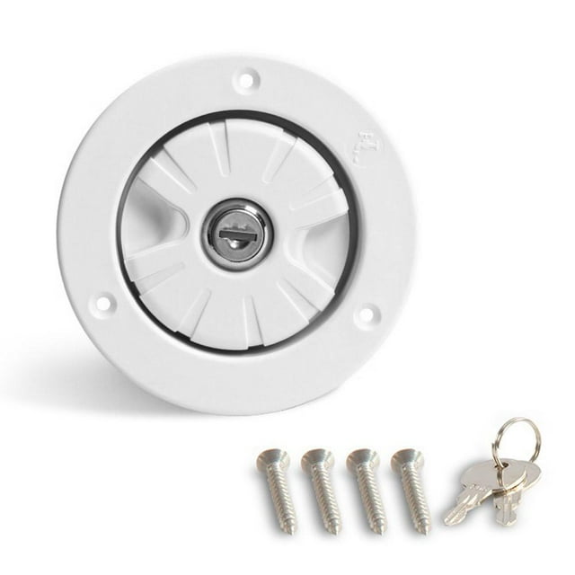 Clearance! RV Accessories Gravity Fresh Water Fill Hatch Lockable GX