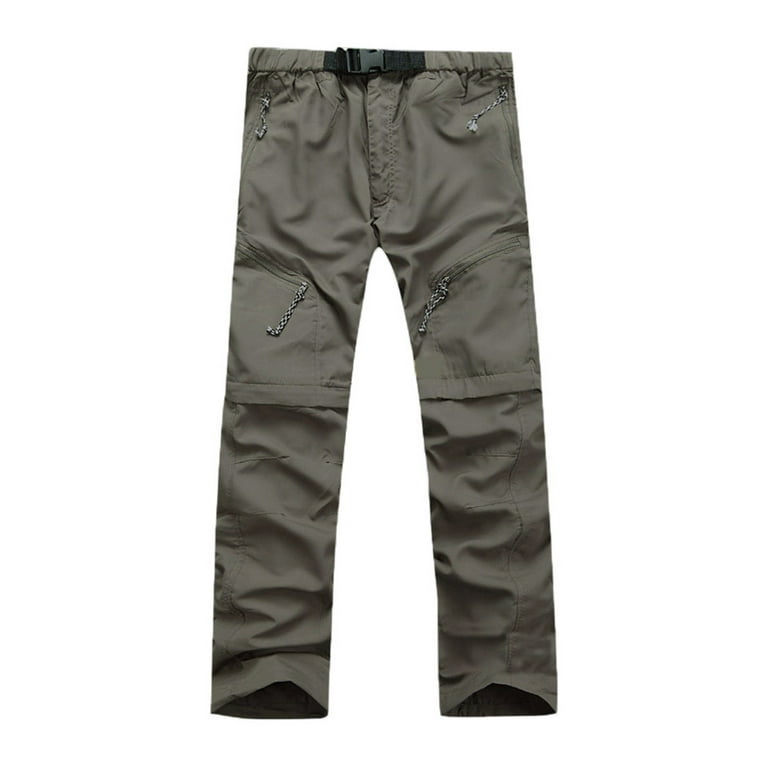 Clearance RYRJJ Men's Hiking Cargo Pants Quick-Dry Outdoor Water