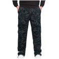 thumbnail image 1 of Clearance RYRJJ Mens Camo Cargo Pants Casual Regular Fit Cotton Twill Trousers Multi Pockets Camouflage Outdoor Hiking Combat Work Pants(Camouflage,XL), 1 of 2
