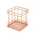 Clearance! RZKZGLX Office Craft Stationery Rose Gold Storage Box