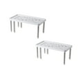 thumbnail image 1 of Clearance Rack under $15 Expandable Counter Storage Rack Countertop Storage Cabinet Cabinet Kitchen Rack Kitchen Organization Cabinet Rack Rack Storage Rack Bathroom Rack, 1 of 9