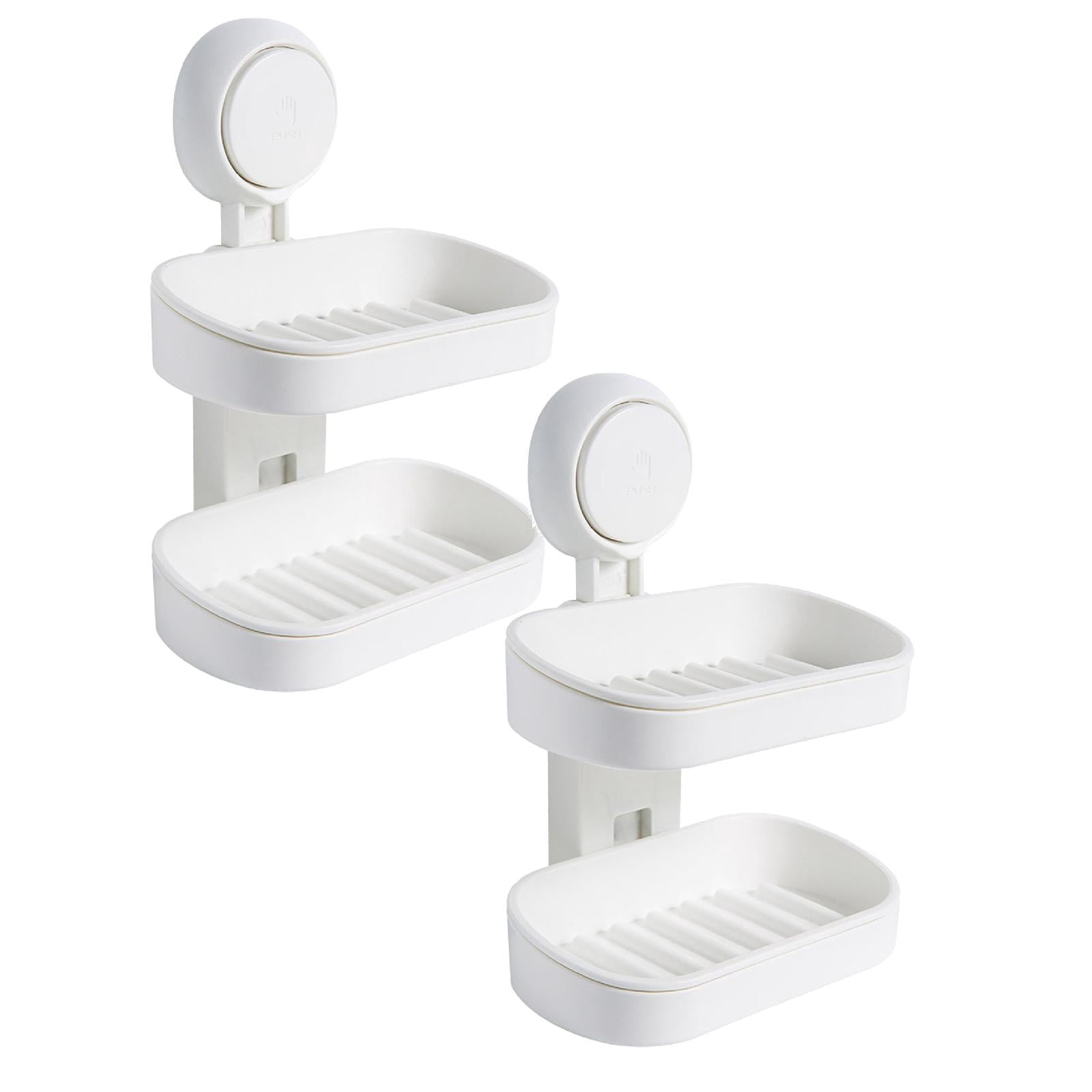 Clearance Rack under $20 Corner Shower Caddy Suction Cup & Soap Holder ...