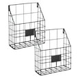 thumbnail image 1 of Clearance Rack under $20 Wall Mounted Magazine Holder Wall File Organizer Mesh Hanging File Organizer Hanging Magazine Rack Metal Mail Organizer Storage Holder Magazine Document Rack For Home, 1 of 7
