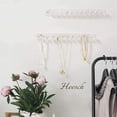 thumbnail image 1 of Clearance Rack under $5,Necklace Hanger Acrylic Necklace Holder Wall Mounted Jewelry Storage Bag With 12 Shaped Hooks Necklace Jewelry Holder Gifts For Girls, 1 of 7