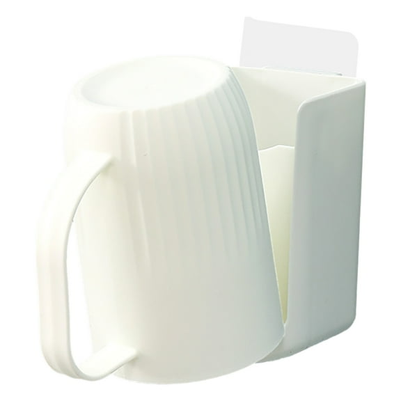 Clearance Rack under $5,Toothbrush Holder For Bathroom Household Tooth Cup Rack For Tooth Mug Wall Mounted Mouthwash Cup Washing And Brushing Teeth Cup Hook Wall Mounted Cup Rack For Small Space