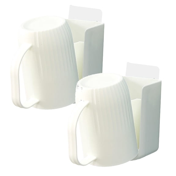 Clearance Rack under $7 Toothbrush Holder For Bathroom Household Tooth Cup Rack For Tooth Mug Wall Mounted Mouthwash Cup Washing And Brushing Teeth Cup Hook Wall Mounted Cup Rack For Small Spaces