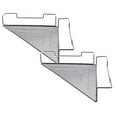 thumbnail image 1 of Clearance Rack under $10 Floating Corner Shelf Wire Desk Sundries Storage Rack Cubicles Hanging Corner Shelf Corner Hanging Shelf Black Shelf 2PC, 1 of 5