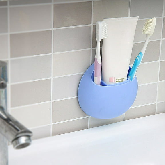 Clearance Rack under $10 Home Bathroom Toothbrush Wall Mount Holder Sucker Suction Organizer Cup Rack