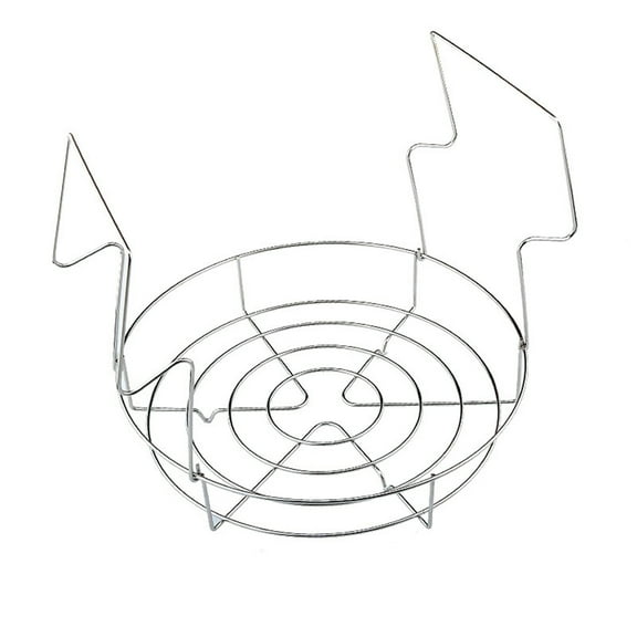 Clearance Rack under $10,Steam Basket Stainless Canning Rack Stainless Steamer Canning Jar Rack Scalding Foldable Handles Canner Rack