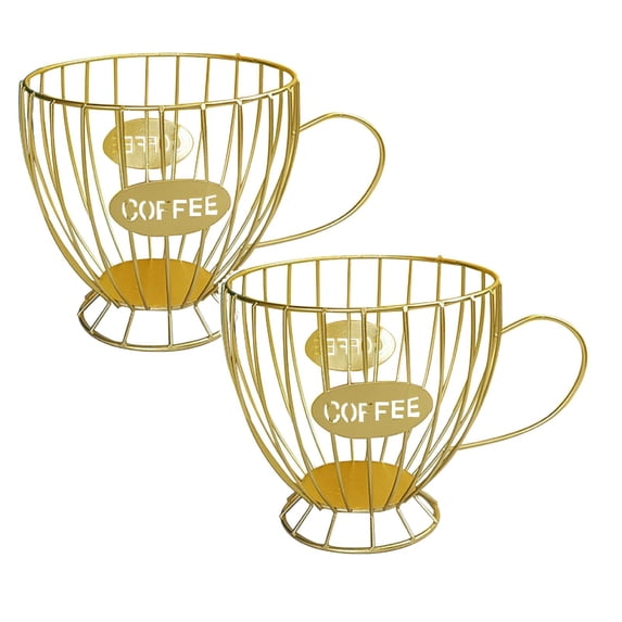 Clearance Rack under $15 Capsule Coffee Storage Basket Coffee Capsule Storage Basket Irons Decorative Ornaments