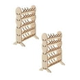 thumbnail image 1 of Clearance Rack under $15 Thread Spool Rack Bobbin Holder Stand Storage For Spools Of Braid Organizer Hair Wooden, 1 of 6