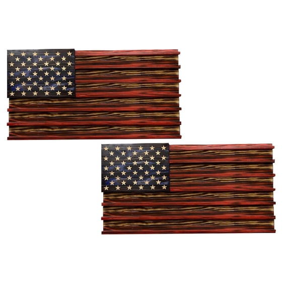 Clearance Rack under $20 American Flag Challenge Display Handmade Memorial Display Stand Tabletop Display Stand Memorial Day Ornament