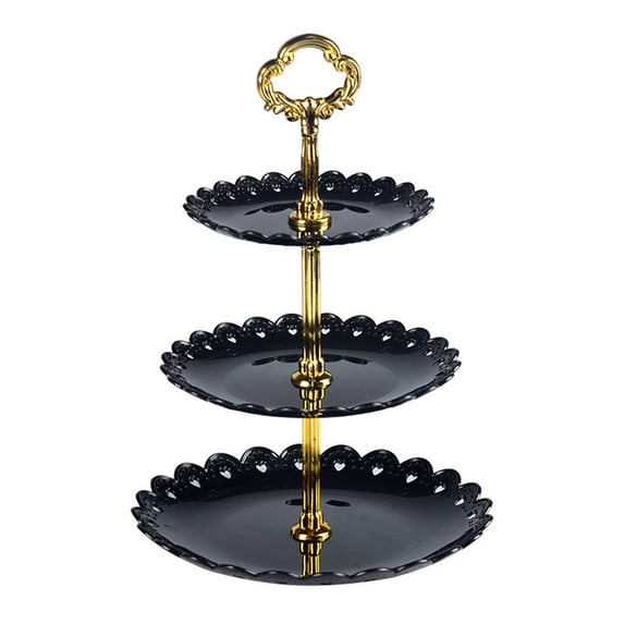 Clearance Rack under $5,3-Tier Cupcake Stand Cake Dessert Wedding Event Party Display Tower Plate Round