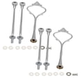 thumbnail image 1 of Clearance Rack under $7 Crown 3 Tier Cake Cupcake Plate Stand Handle Hardware Fitting Holder, 1 of 1