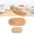 thumbnail image 1 of Clearance! Rattan Bread Baskets Handmade Woven Fruit Baskets Stackable Tabletop Food Vegetables Serving Storage Display Basket A Wooden Pallet, 1 of 9