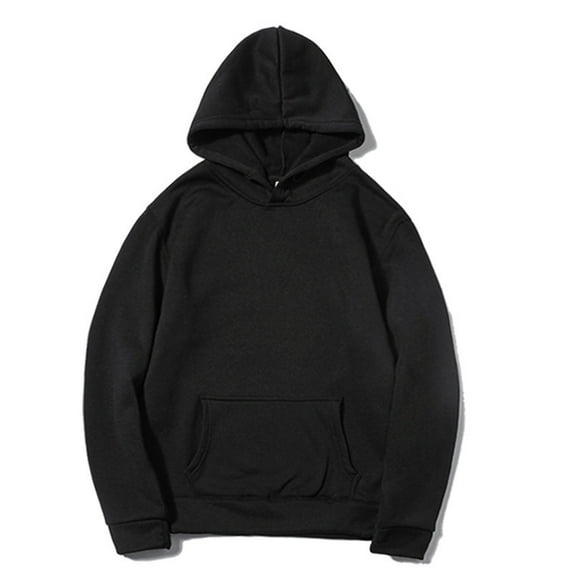 Christmas Gifts Rciityk Black Mens Hoodies Fall Athletic Long Sleeve Sweatshirt Casual Solid Hooded Pullover Tops Fashion Outdoor Gym Sports Blouse