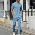 thumbnail image 1 of Rciityk Fashion Men's Tracksuits 2 Piece Casual Athletic Jogging Outfits Short/Long Sleeve Track Suits for Men Set, 1 of 3