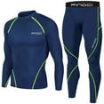 thumbnail image 1 of Rciityk Men's Sports Running Set Compression Shirt + Pants Skin-Tight Long Sleeves Quick Dry Fitness Tracksuit Gym Yoga Suits, 1 of 8