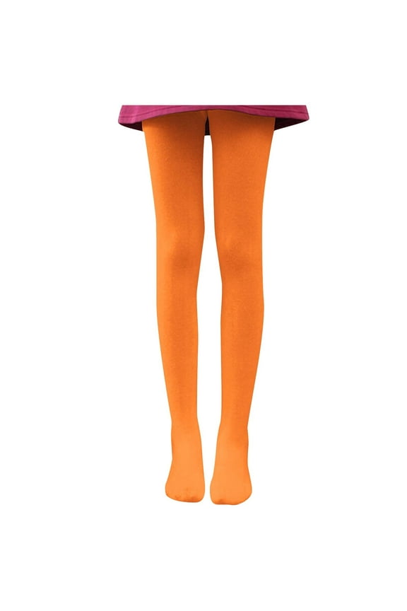 Opaque Tights for Women 80 Denier Semi Soft Footed Tights High Waist Solid Color Pantyhose