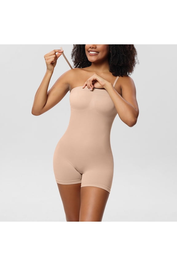 Shorts Bodysuit for Women Tummys Control Shapewear Seamless Butt Lifting Workout Bodycon Short Jumpsuit