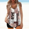 thumbnail image 1 of Rciityk Two Piece Tankinis Swimsuits for Women Athletic Swim Tank Top with Boy Shorts Tummys Control Bathing Suits, 1 of 5
