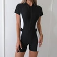 thumbnail image 1 of Rciityk Wetsuit Top Womens Short Sleeve Tops for Water Aerobics Diving Surfing Swimming, 1 of 8