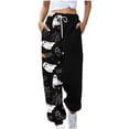 thumbnail image 1 of Rciityk Women Halloween Sweatpant Fall Fashion Ghost Bats Spider Webs Print Active Joggers Pants High Waisted Baggy Sweatpants Halloween Gifts, 1 of 4