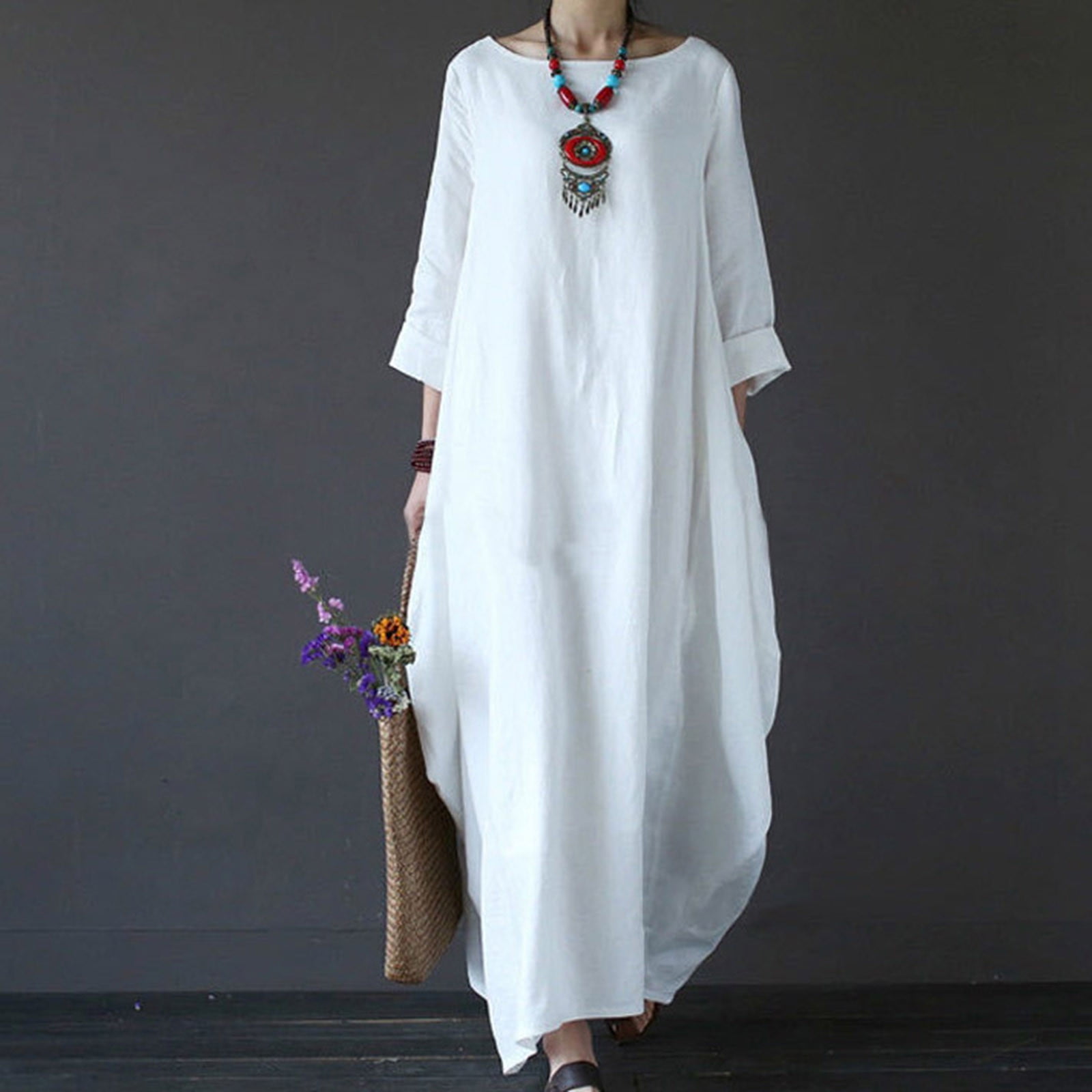casual white dress long Tavimart Elegant Women Sexy Off Shoulder Dress Fashio BABYDOLL Color:As Photo(Dark Green) Quinceanera Dresses Floral Sweetheart