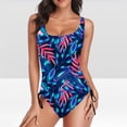 thumbnail image 1 of Clearance Rciityk Women's Ones Piece Swimsuits Tummys Control Floral Print Monokini Swimwear Drawstring Ones Piece Swimsuit - Spring/Summer Savings Clearance, 1 of 6