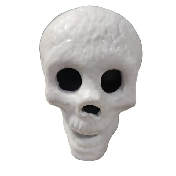 Realistic Halloween FirePit Skull Ceramic Props,Reusable Ceramic Halloween Skull,Imitated Human Skull Ceramic,Fire Pits Halloween Decor for Party, BBQ,Bonfire,Campfire,Fireplaces